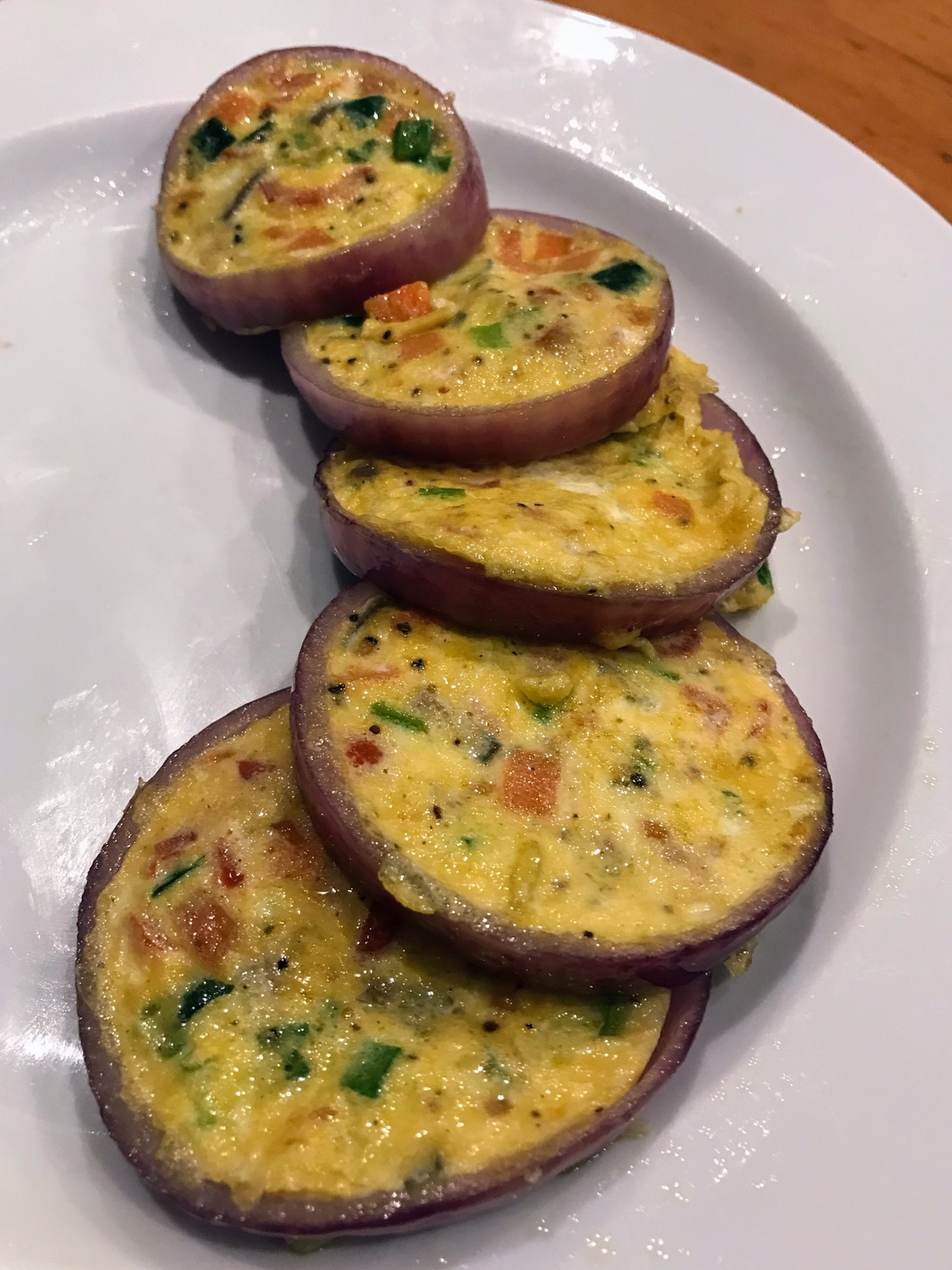 Onion mini omelettes - Sunday Cooking