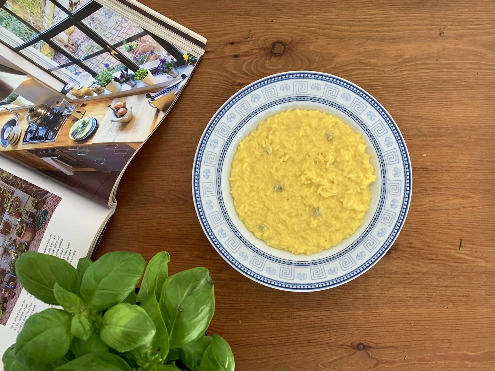 Risotto with gorgonzola and parmesan
